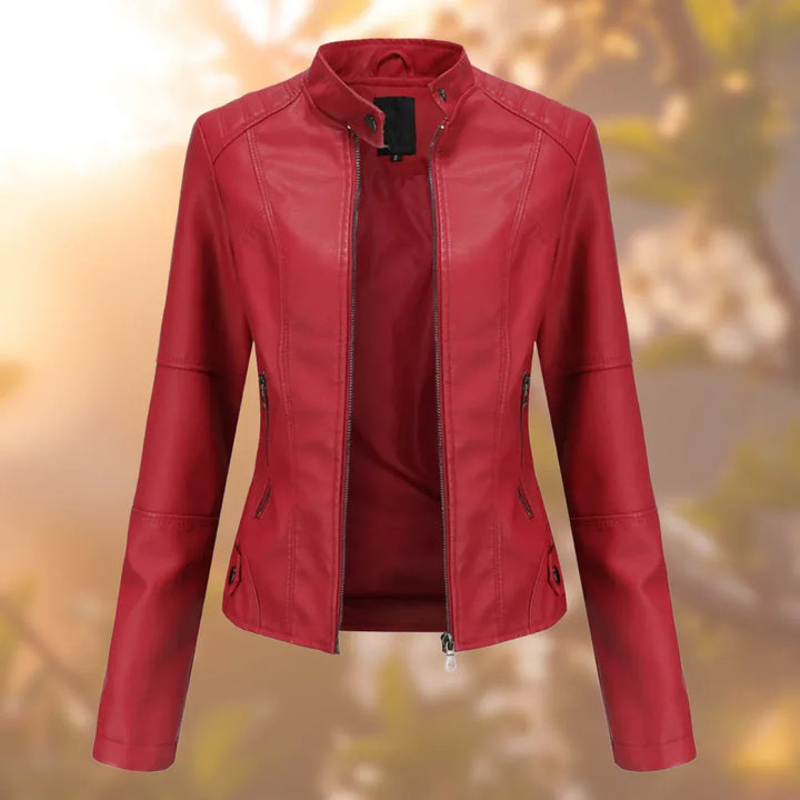 Savannah | Stylish leather jacket - MABEL LONDON