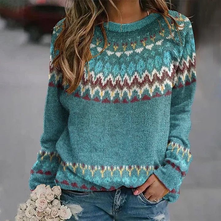 FINLEY™ | Boho Wave Knit sweater - MABEL LONDON
