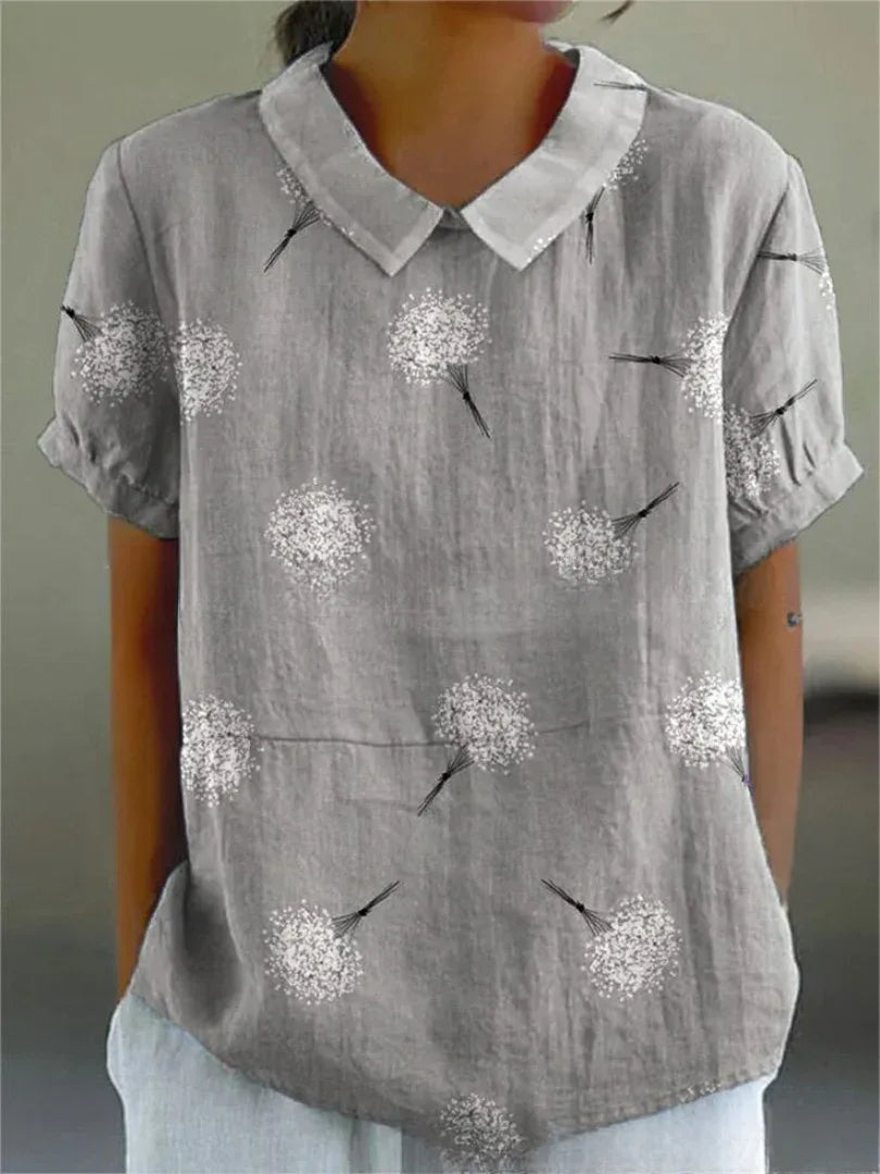 MARLENE™ – Vintage Print Shirt - MABEL LONDON