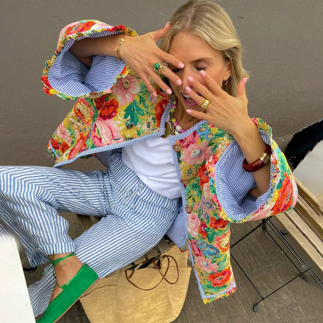 NICOLE™ - Trendy Printed Jacket - MABEL LONDON