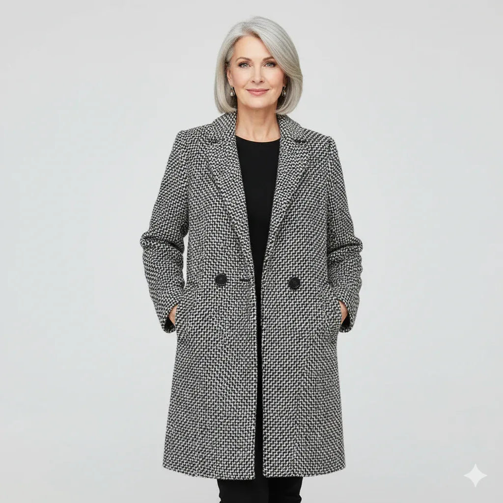 Madelyn - Comfortable Long Coat - MABEL LONDON