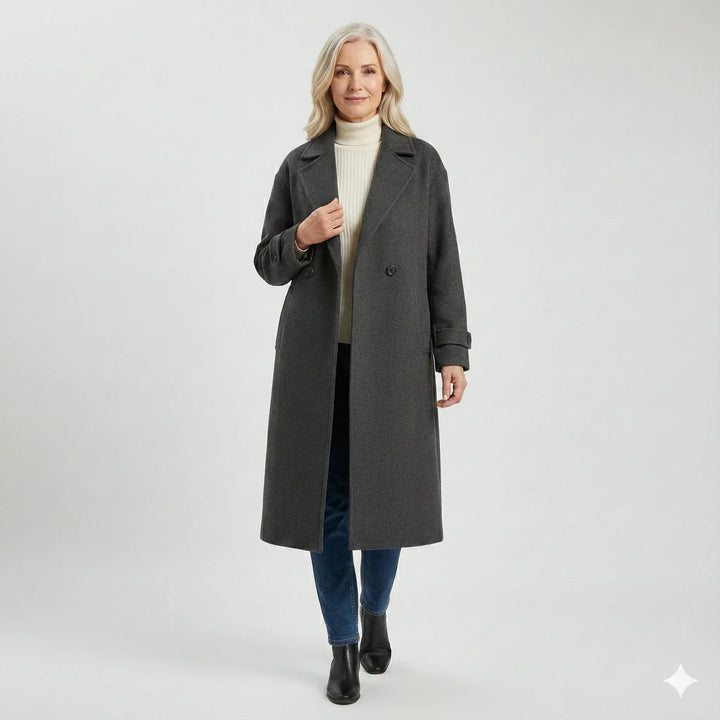 Elora - Longline Luxe Coat - MABEL LONDON
