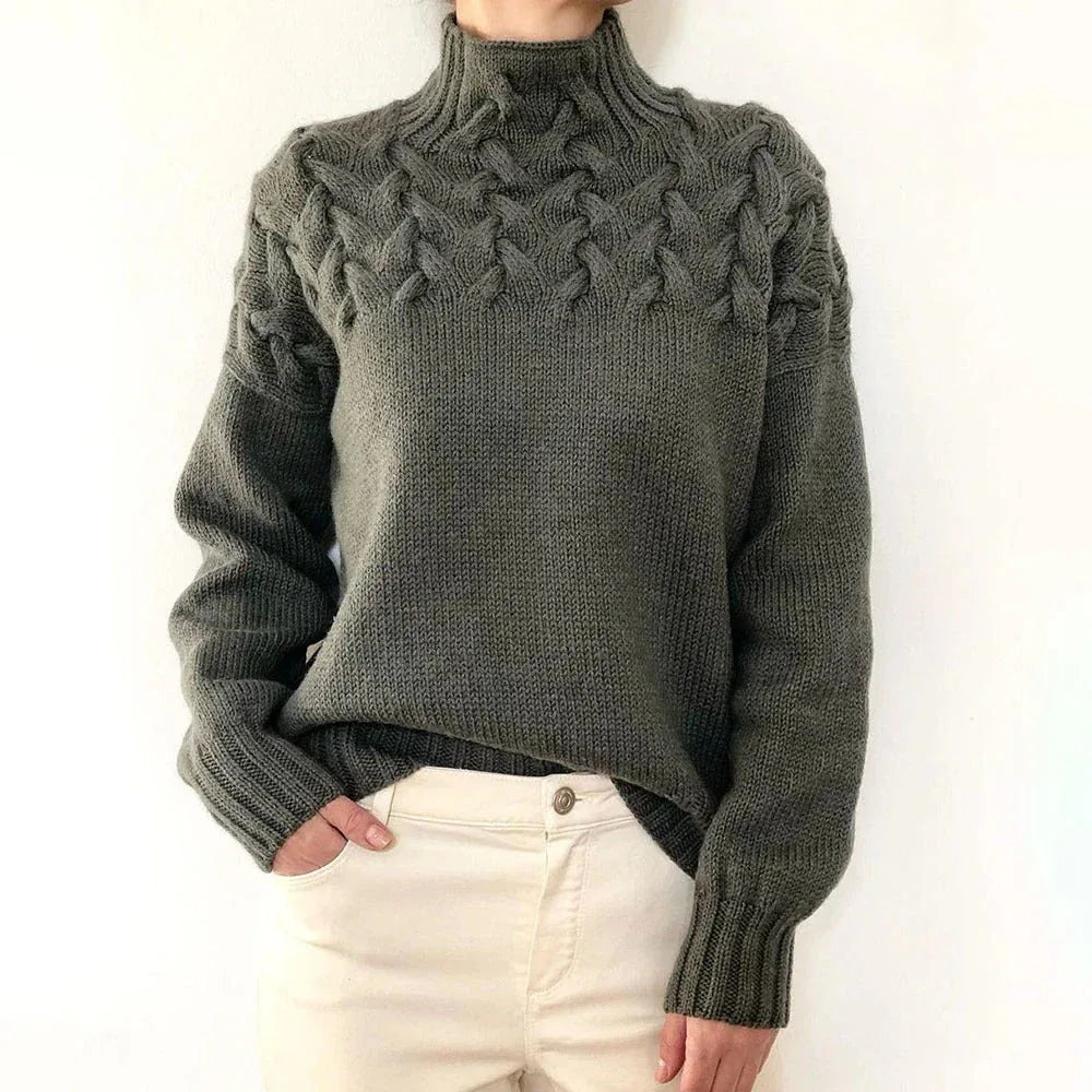 Elena | Warm Knitted Turtleneck - MABEL LONDON