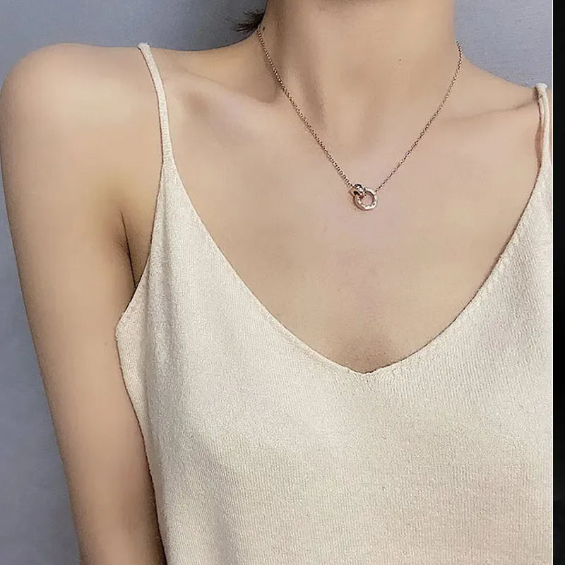 CYNTHIA™ – Roman Numeral Charm Necklace - MABEL LONDON