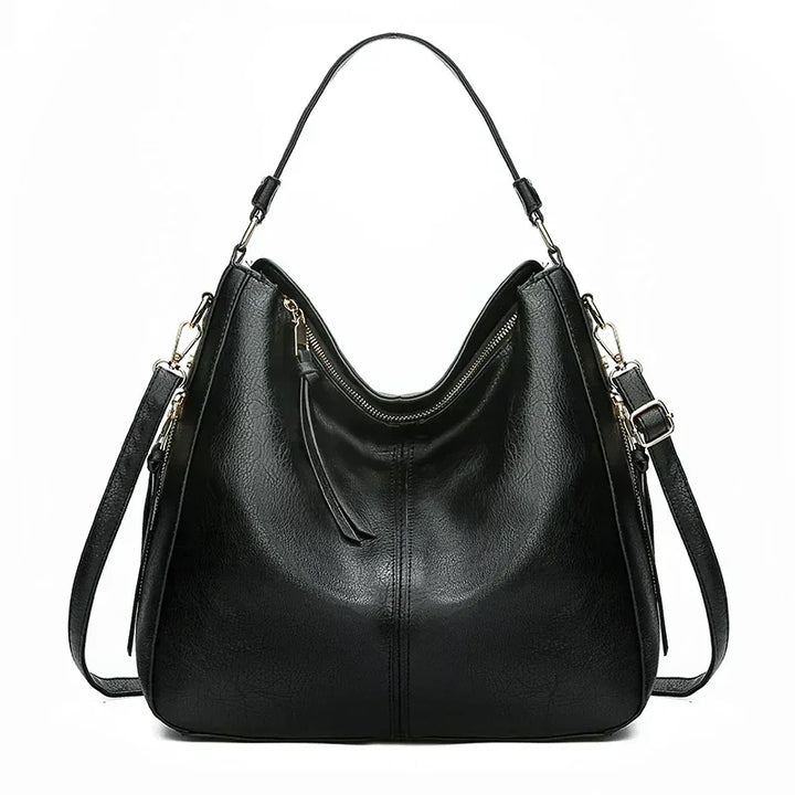 Coralie | Leather Shoulder Bag - MABEL LONDON