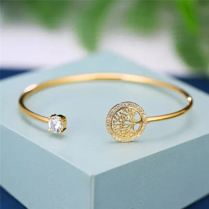 Tree of Life Adjustable Bracelet - MABEL LONDON