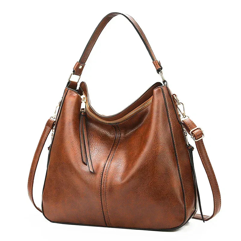 Coralie | Leather Shoulder Bag - MABEL LONDON