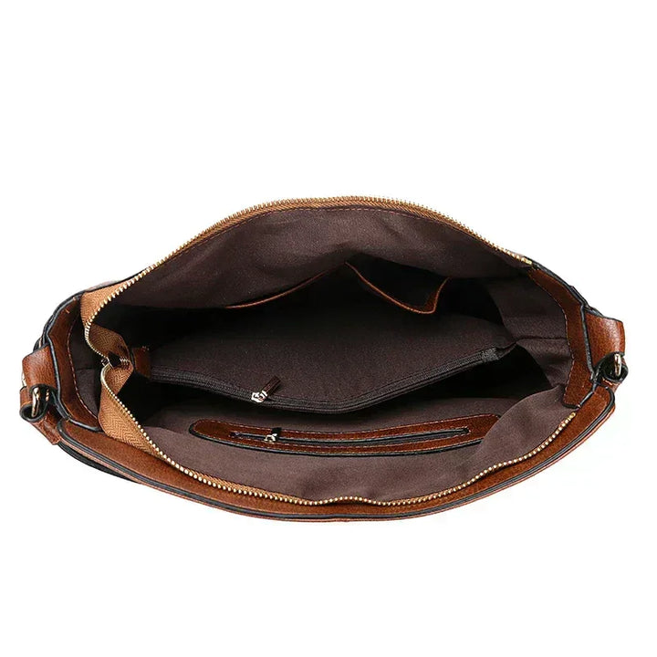 Coralie | Leather Shoulder Bag - MABEL LONDON