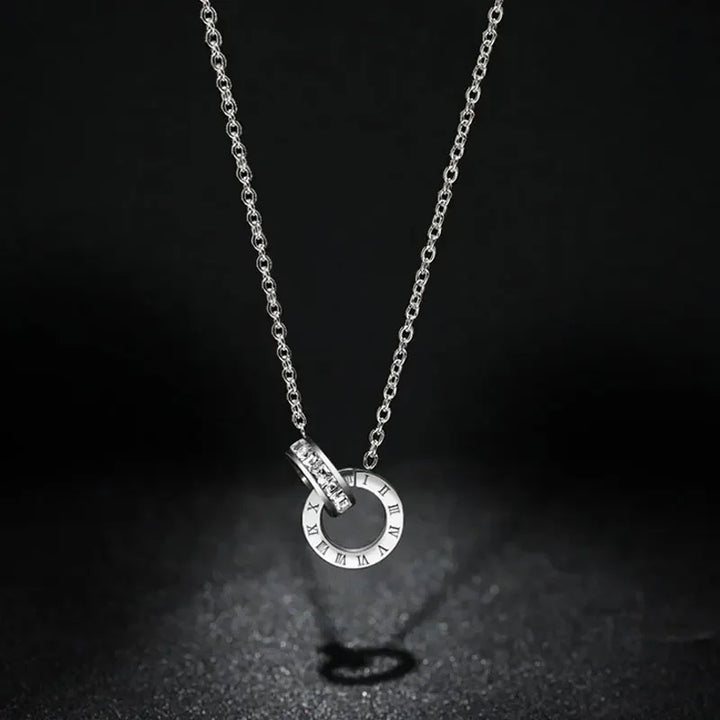 CYNTHIA™ – Roman Numeral Charm Necklace - MABEL LONDON