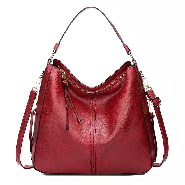 Coralie | Leather Shoulder Bag - MABEL LONDON