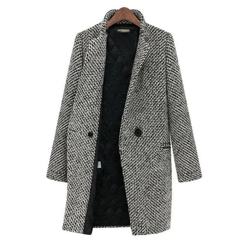 Evadine | Elegant Long Coat - MABEL LONDON