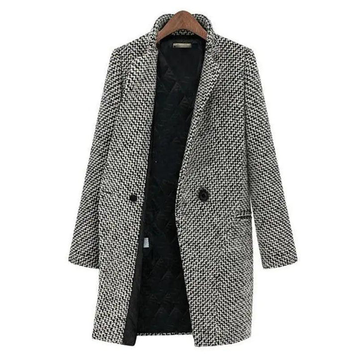 Evadine | Elegant Long Coat - MABEL LONDON