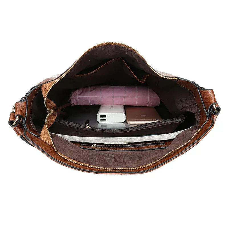 Coralie | Leather Shoulder Bag - MABEL LONDON