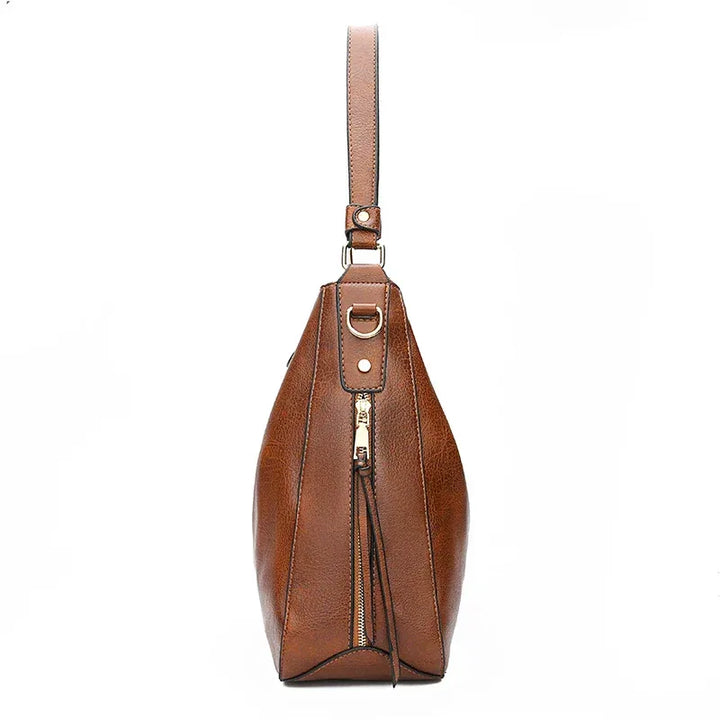 Coralie | Leather Shoulder Bag - MABEL LONDON