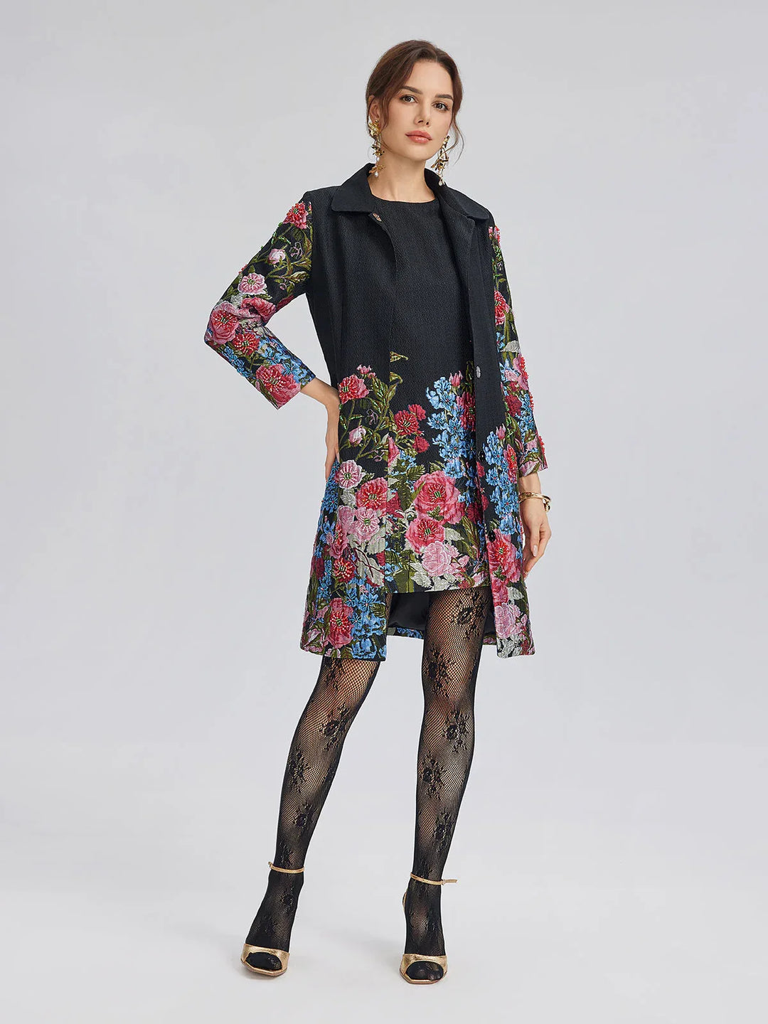 Luna - Floral Versatility Jacket - MABEL LONDON