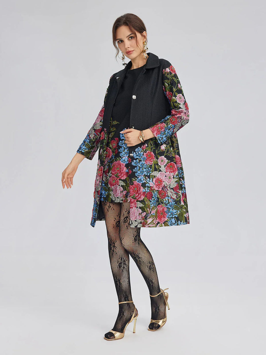 Luna - Floral Versatility Jacket - MABEL LONDON