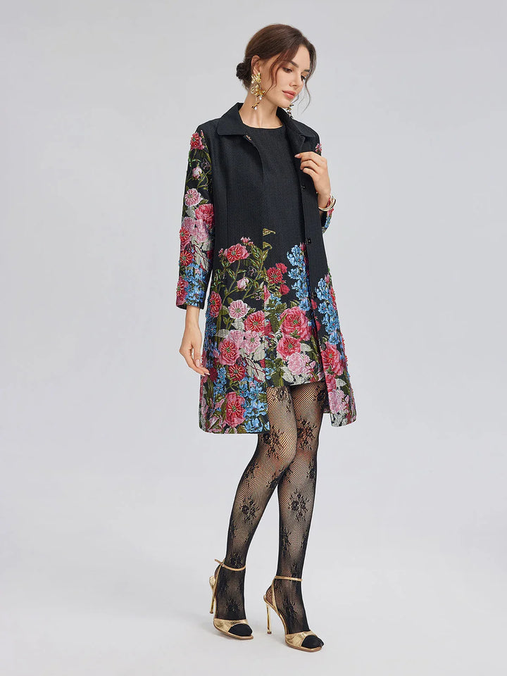 Luna - Floral Versatility Jacket - MABEL LONDON