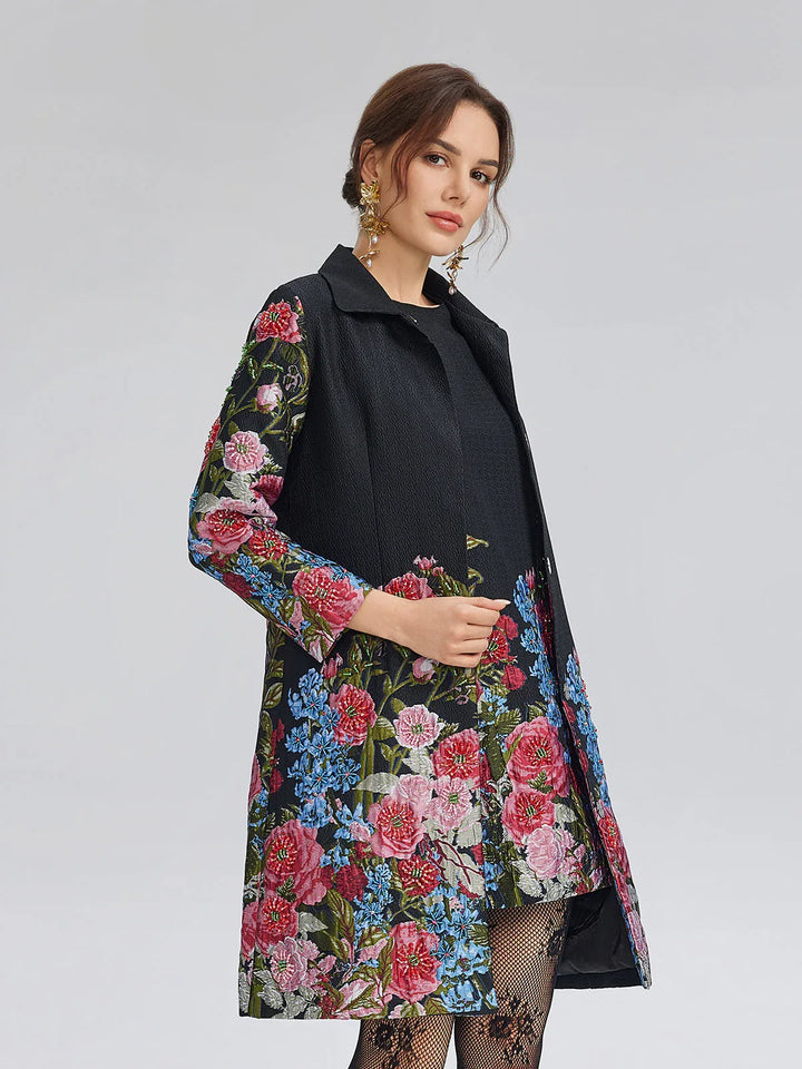 Luna - Floral Versatility Jacket - MABEL LONDON