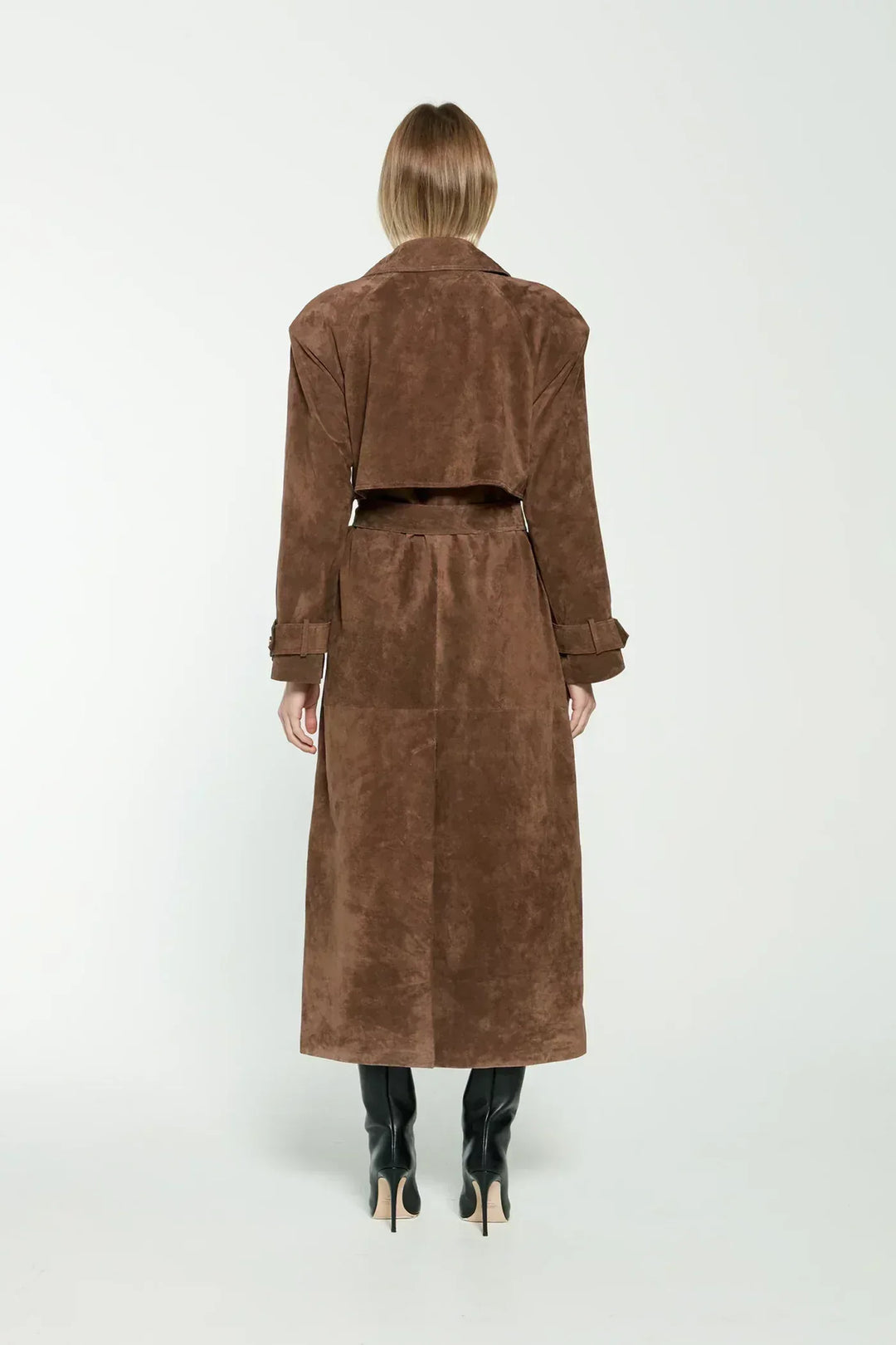 CHANTAL™ - Classic Belted Trench Coat - MABEL LONDON