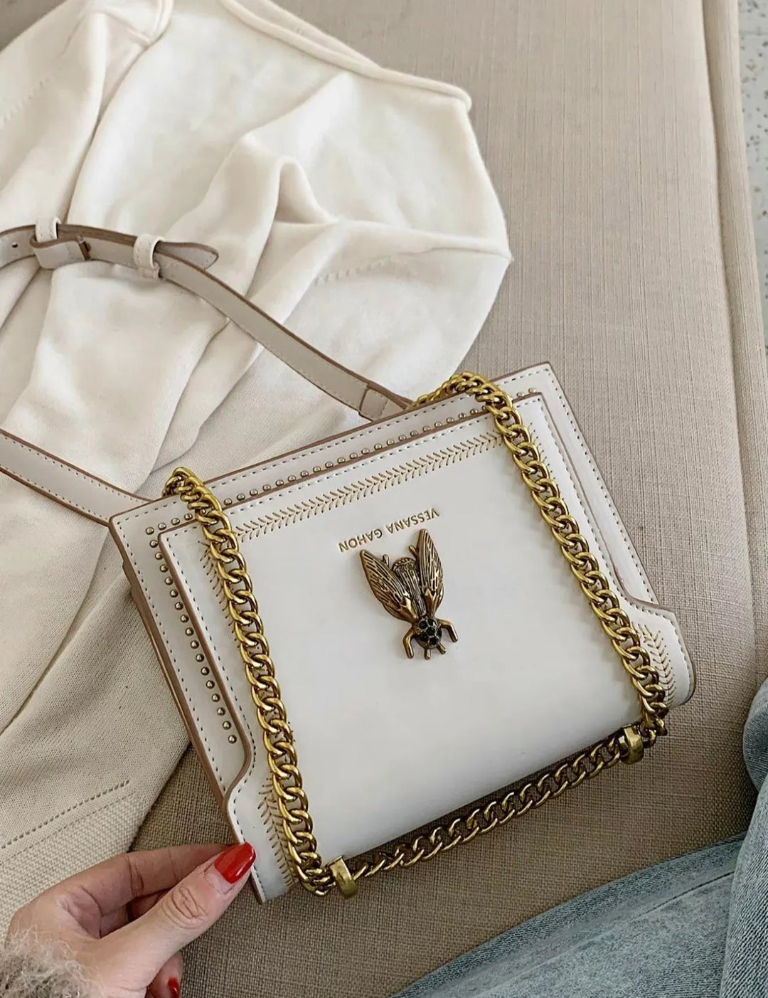 SIMONE™ - Timeless Luxury Chain Bag - MABEL LONDON