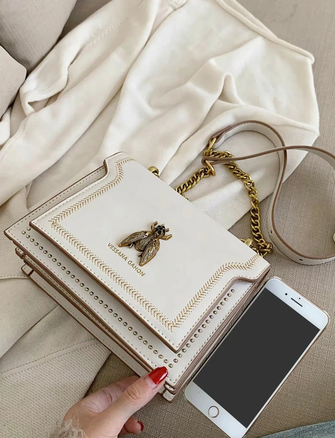 SIMONE™ - Timeless Luxury Chain Bag - MABEL LONDON