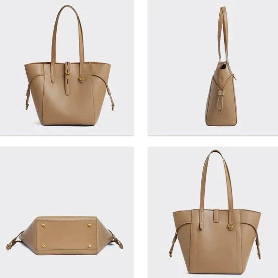 Elodie Lock Buckle Tote Bag - MABEL LONDON