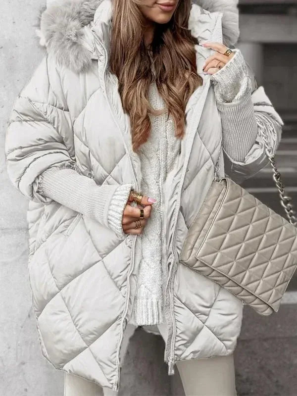 KARINA™ - Quilted Luxe Winter Jacket - MABEL LONDON