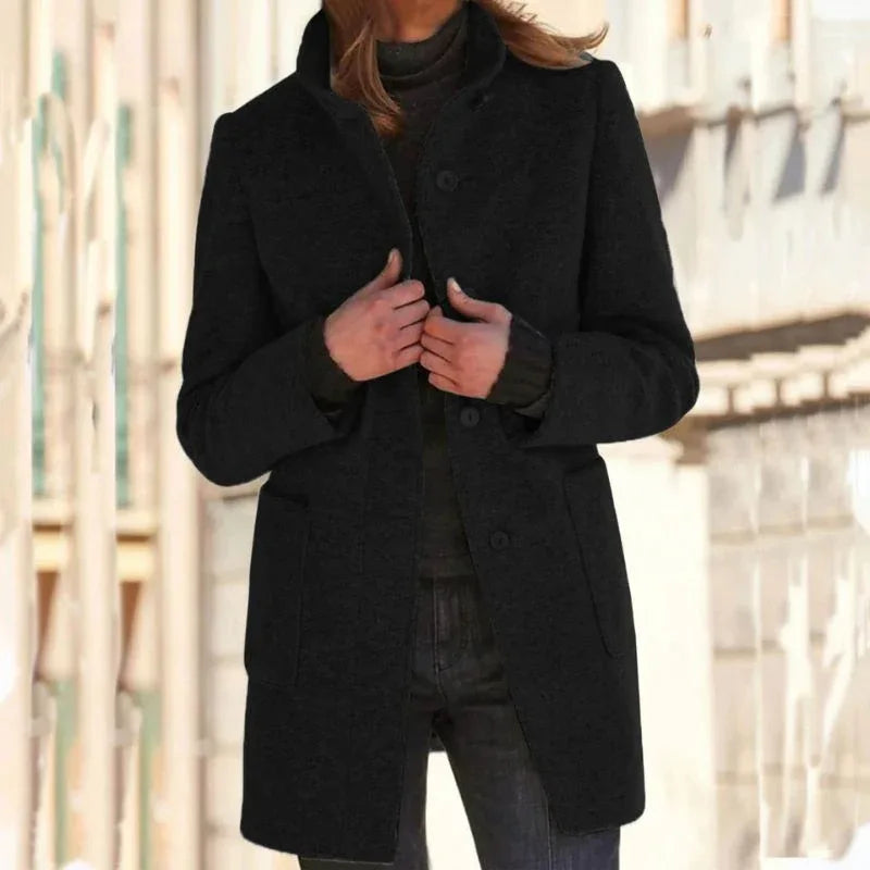 LOUISE™ - Refined Tailored Winter Jacket - MABEL LONDON