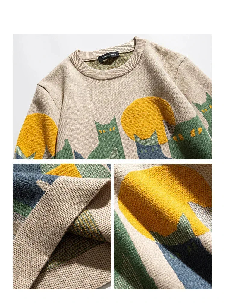 TAIGA™ - Unisex Cat Sweater - MABEL LONDON