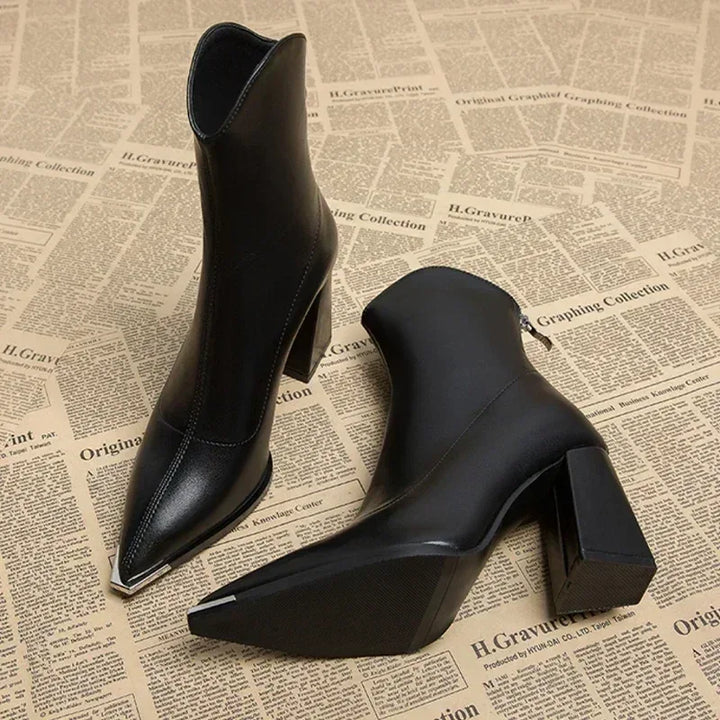 NOX™ - Chrome Tip Chelsea Boots - MABEL LONDON