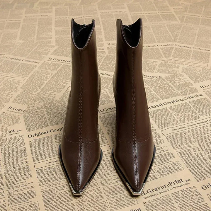 NOX™ - Chrome Tip Chelsea Boots - MABEL LONDON
