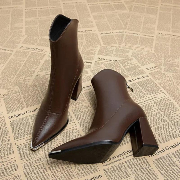 NOX™ - Chrome Tip Chelsea Boots - MABEL LONDON