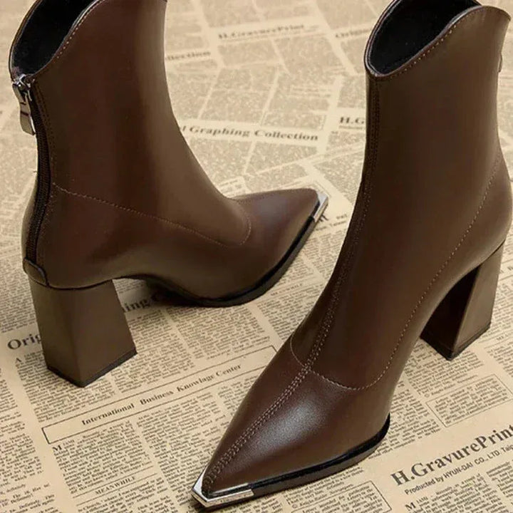 NOX™ - Chrome Tip Chelsea Boots - MABEL LONDON