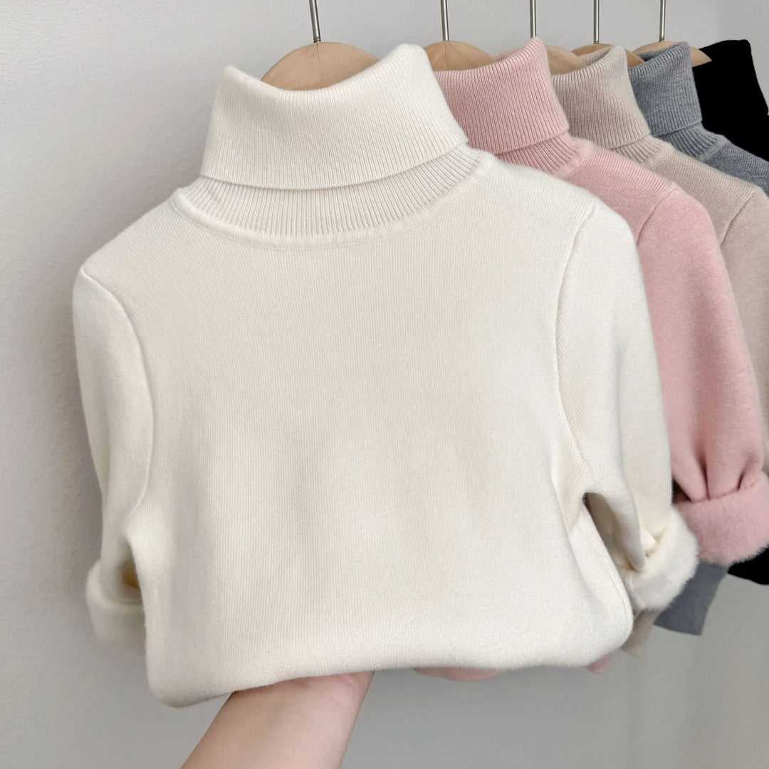 LUMI™ - Fleece-Lined Knit Sweater - MABEL LONDON
