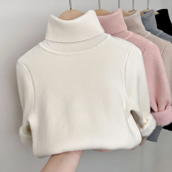 LUMI™ - Fleece-Lined Knit Sweater - MABEL LONDON
