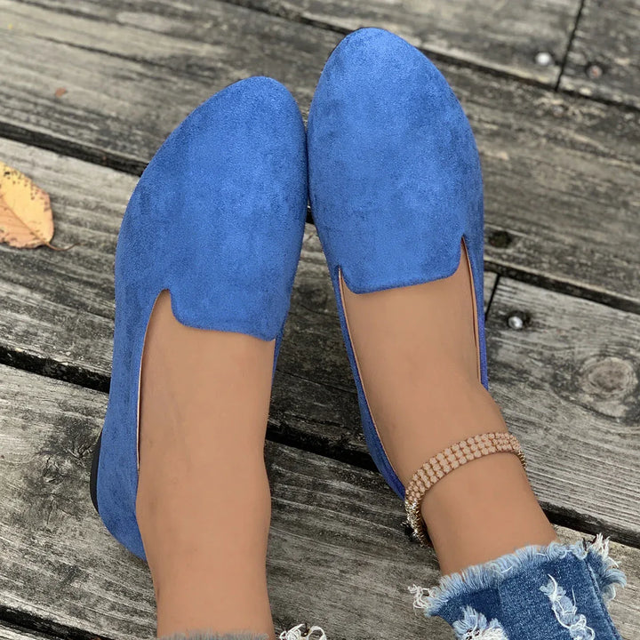 TARA™ - Simple Solid Color Pointed Toe Flat Shoes - MABEL LONDON