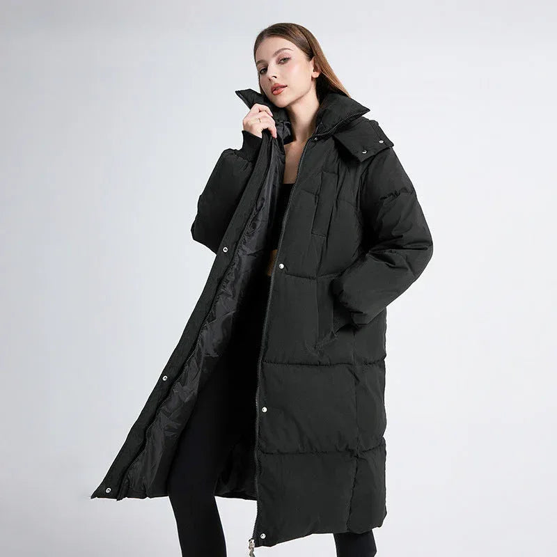 GIGATY™ - Classic Hooded Long Puffer Coat - MABEL LONDON