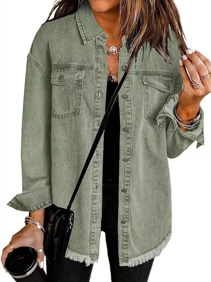 ROXANE™ - Classic Everyday Denim Jacket - MABEL LONDON