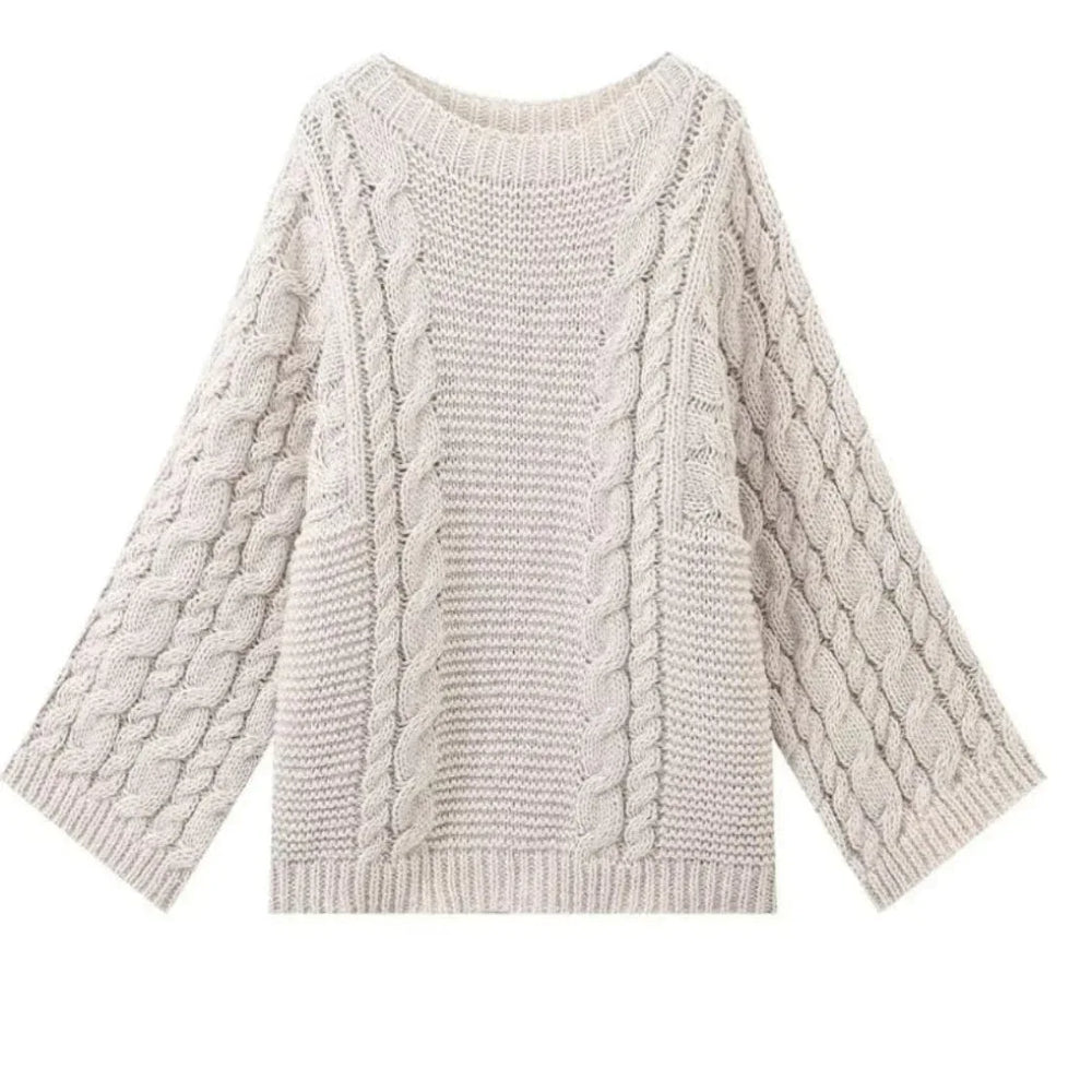 ELLIE™ - Casual Loose-Fit Knit Sweater For Fall & Winter - MABEL LONDON