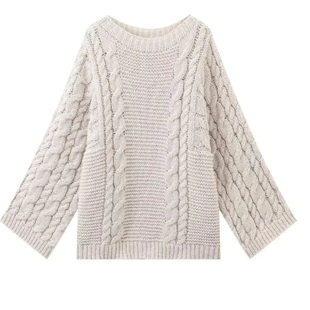 ELLIE™ - Casual Loose-Fit Knit Sweater For Fall & Winter - MABEL LONDON