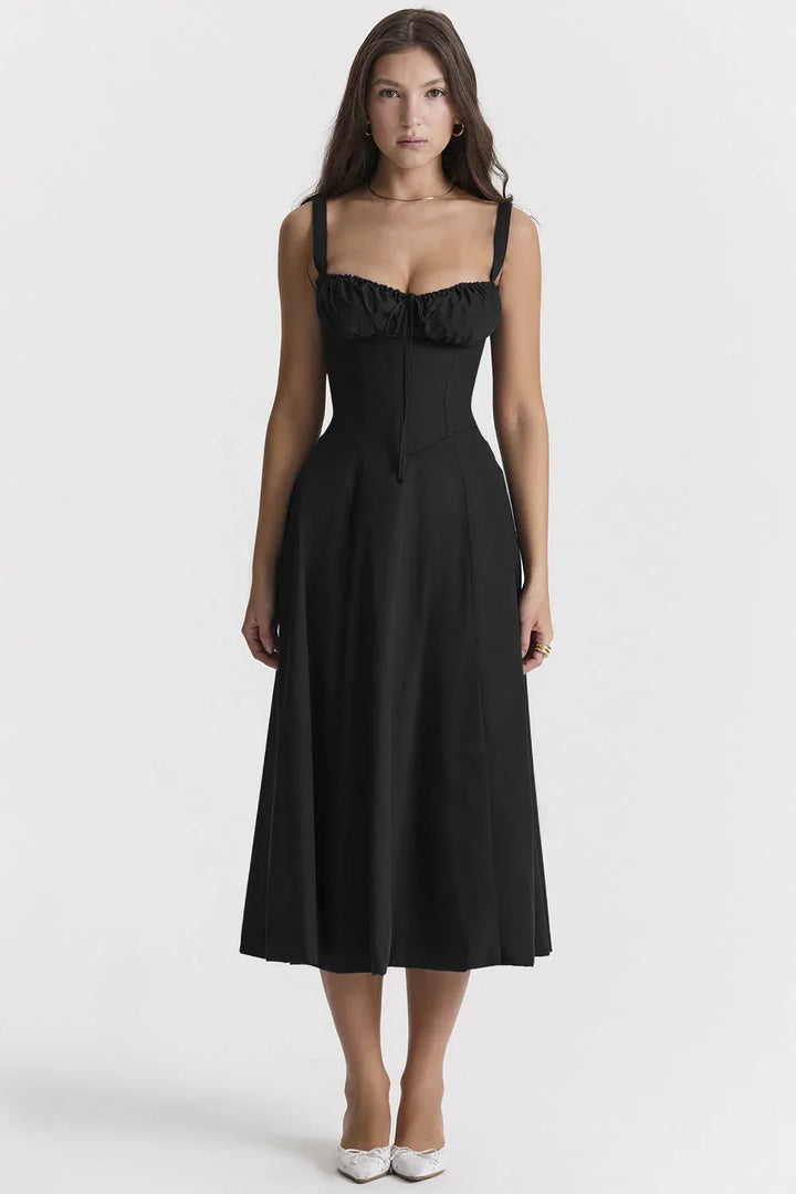 ELENA™ – Chic Corset Milkmaid Dress - MABEL LONDON