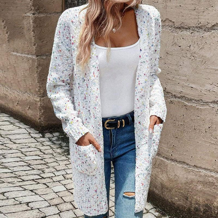 MAYVEN™ - Casual Long Sleeve Open Front Cardigan - MABEL LONDON