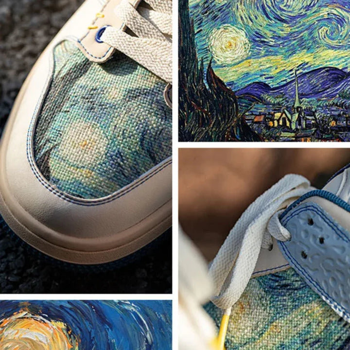 VAN GOGH™ | Starry Night Inspired Sneakers - MABEL LONDON