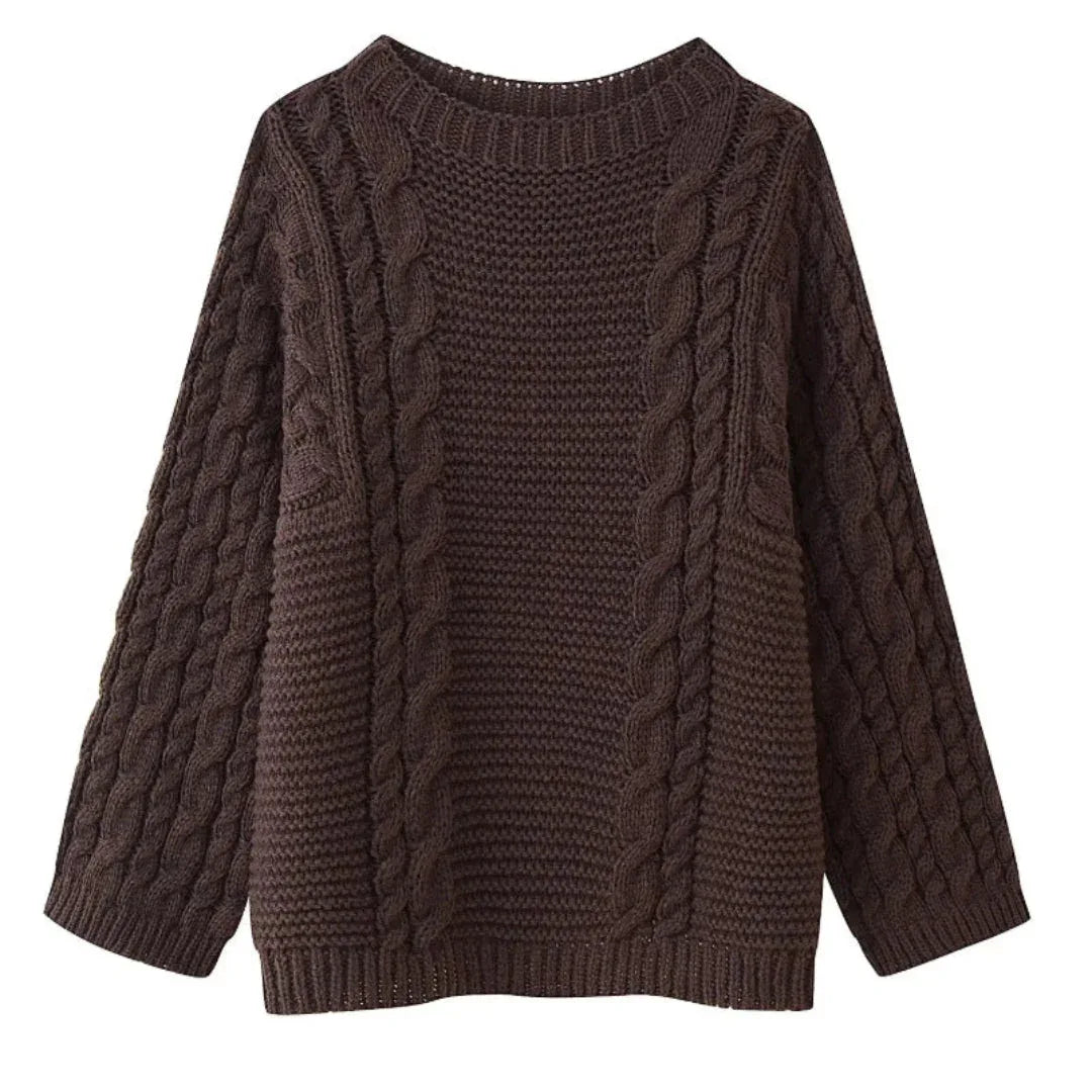 ELLIE™ - Casual Loose-Fit Knit Sweater For Fall & Winter - MABEL LONDON