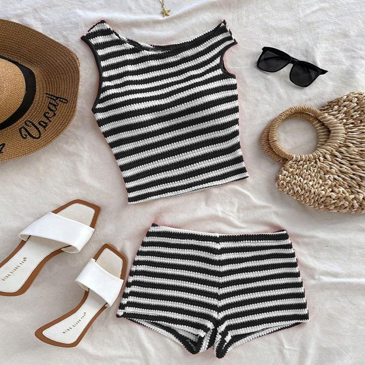 NOYMIE™ – Comfy Sleeveless Round Neck Lounge Set - MABEL LONDON