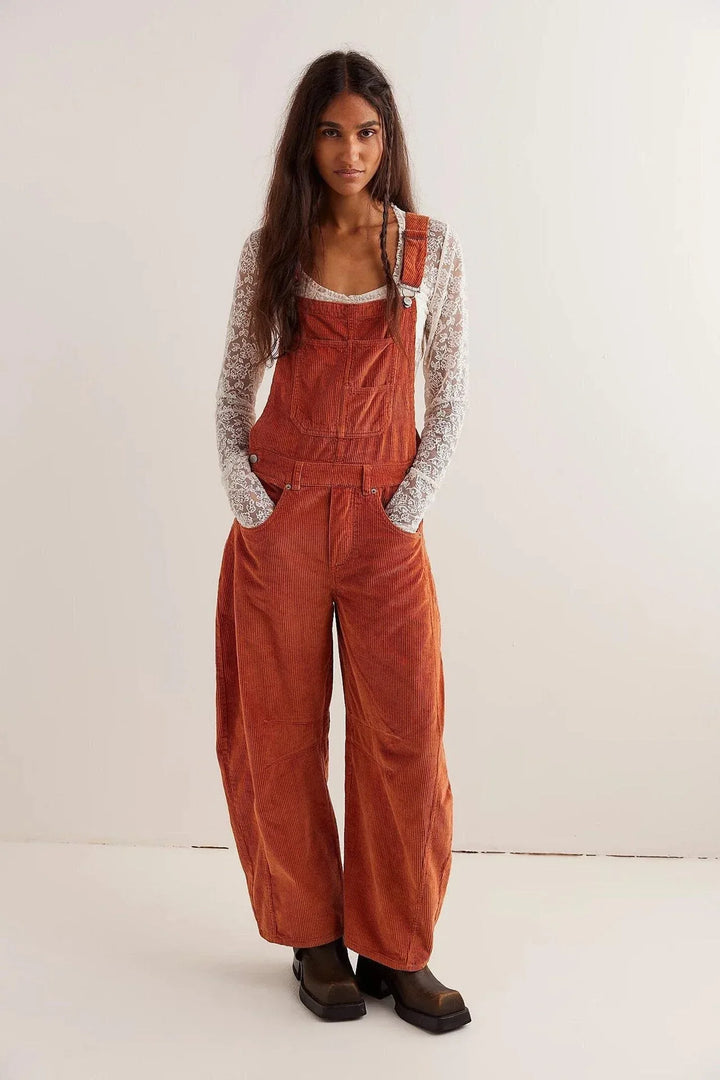 ISABELLE™ - Stylish Overalls with Barrel Leg & Adjustable Fit - MABEL LONDON
