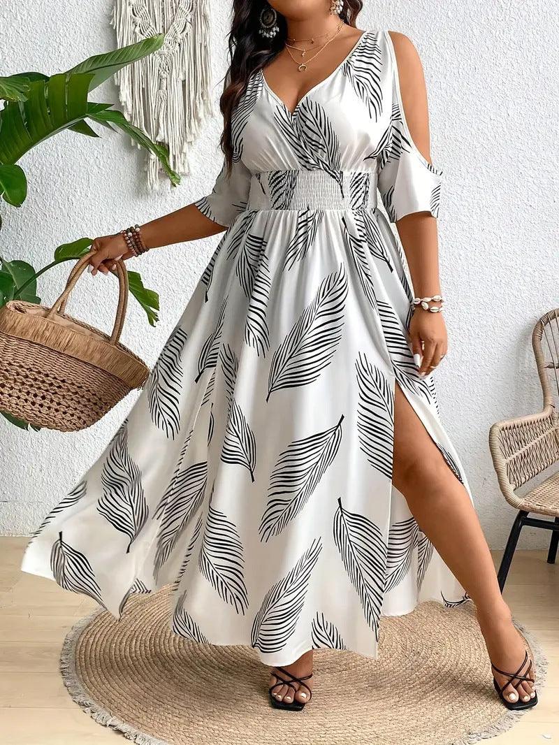 SIZAINE™ – Comfy Plus Size Casual Flowy Summer Dress - MABEL LONDON