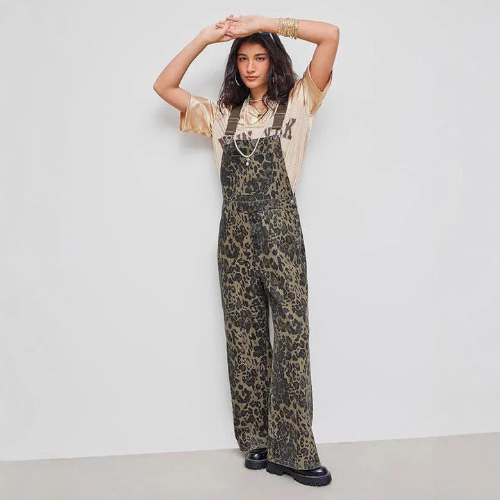 BLANCA™ – Retro Statement Wide-Leg Leopard Jumpsuit - MABEL LONDON