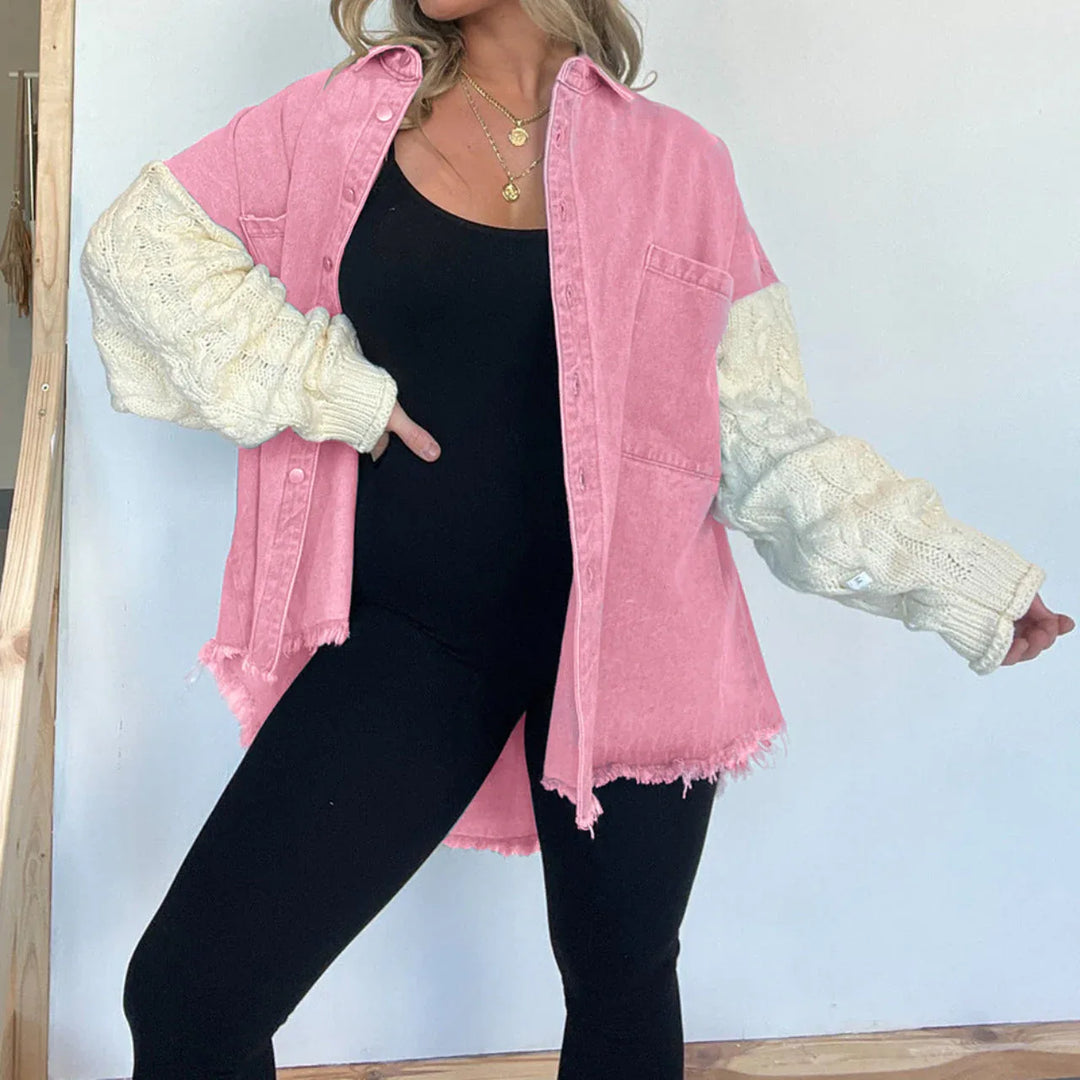 PRIS™ - Vintage Long Sleeve Collared Jacket - MABEL LONDON