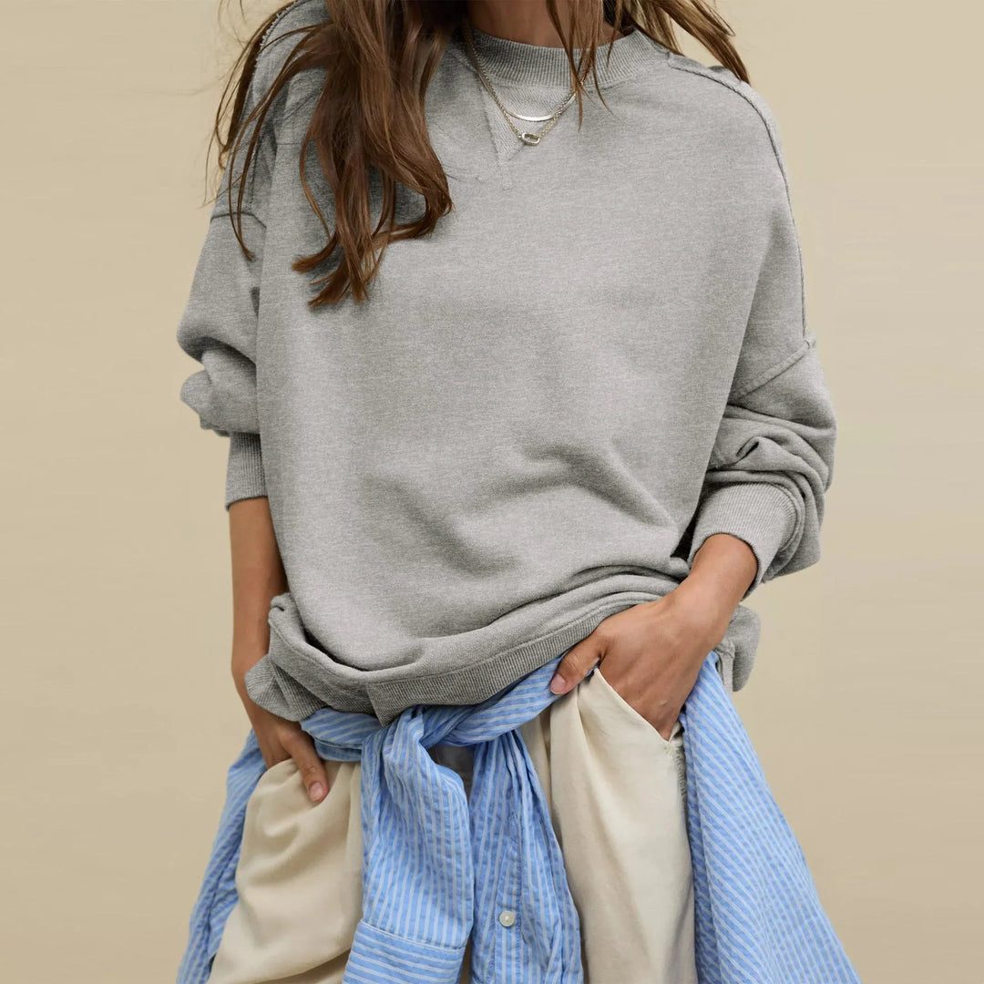 ANNE™ – Relaxed Fit Classic Sweatshirt - MABEL LONDON
